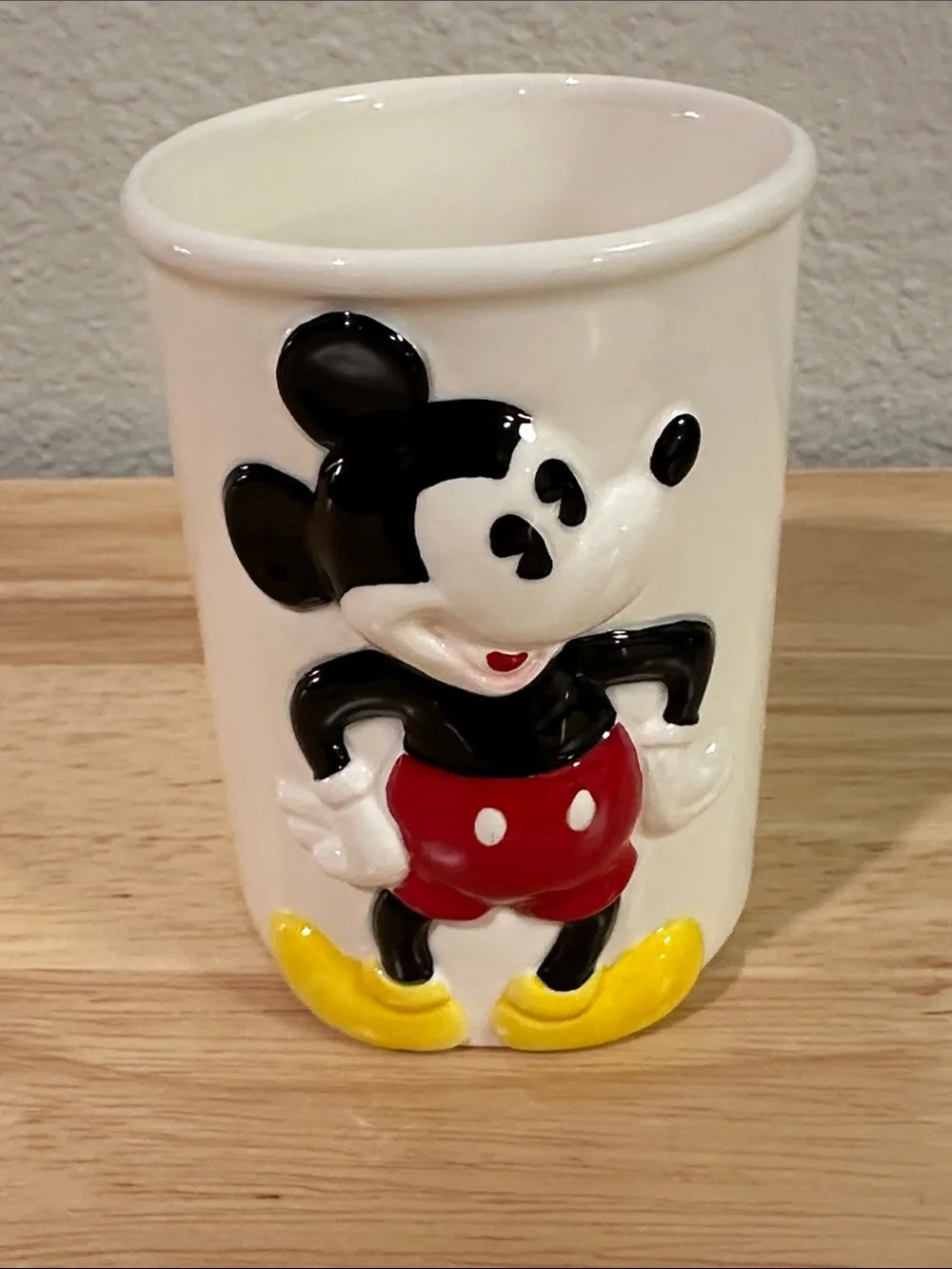 Mickey Mouse Ceramic Vintage Drinking Cup.
